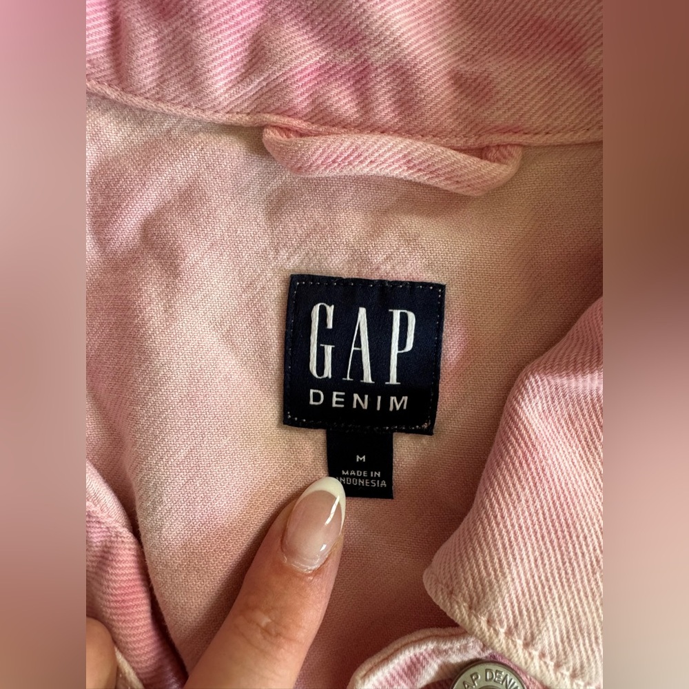GAP Pink Denim Jacket - Picture 4 of 4